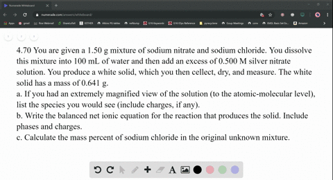 you-are-given-a-150-g-mixture-of-sodium-nitrate-and-sodium-chloride-you-dissolve-this-mixture-into-1