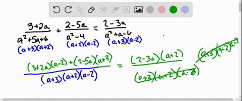 solve-equation-if-a-solution-is-extraneous-so-indicate-frac32-aa265-afrac2-5-aa2-4frac2-3-aa2-6a
