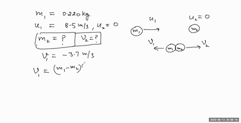 ii-a-softball-of-mass-0220-mathrmkg-that-is-moving-with-a-speed-of-85-mathrmm-mathrms-collides-head-