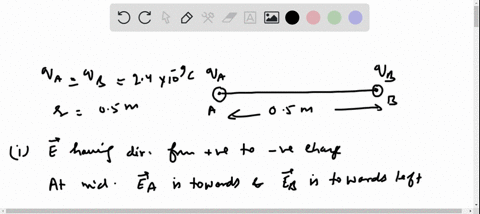 two-identical-point-charges-left24-times-10-9-mathrmcright-are-fixed-in-place-separated-by-050-mat-2