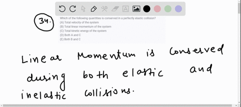 which-of-the-following-quantities-is-conserved-in-a-perfectly-elastic-collision-a-total-velocity-of-