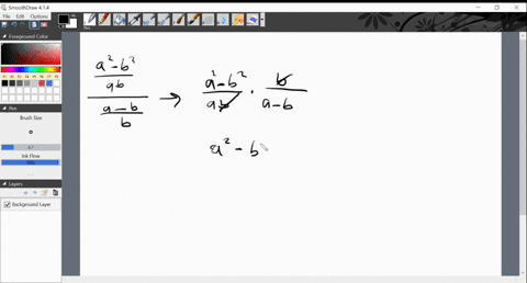 simplify-if-possible-use-a-second-method-evaluation-or-a-graphing-calculator-as-a-check-fracfraca2-b