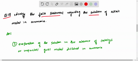identify-the-false-statement-regarding-the-solutions-of-alkali-metals-in-ammonia-1-the-blue-colour-p