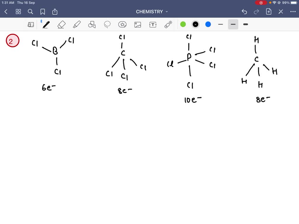 SOLVED:Among the following the electron deficient compound is (a) BCl3 ...