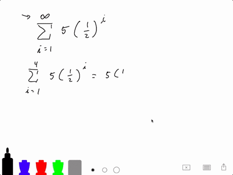 find-the-indicated-partial-sum-of-the-series-sum_i1infty-5leftfrac12righti-fourth-partial-sum-2