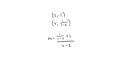 the-point-p2-1-lies-on-the-curve-y1-1-x-a-if-q-is-the-point-x-1-1-x-find-the-slope-of-the-secant-lin
