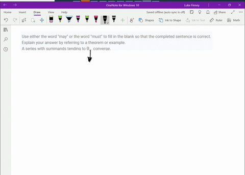 SOLVED:Use either the word "may" or the word "must" to fill in the ...