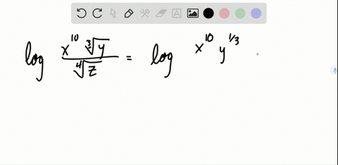 write-the-given-expression-as-a-sum-of-logarithms-log-_4-fracx10-sqrt3ysqrt4z