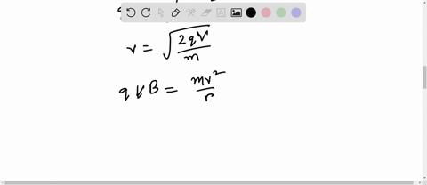 two-particles-of-equal-charge-after-being-accelerated-through-the-same-potential-difference-enter-a-