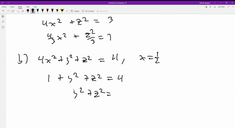in-these-exercises-traces-of-the-surfaces-in-the-planes-are-conic-sections-in-each-part-find-an-equa