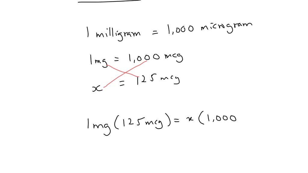 SOLVEDA client has an order for 125 mcg of digoxin. How many