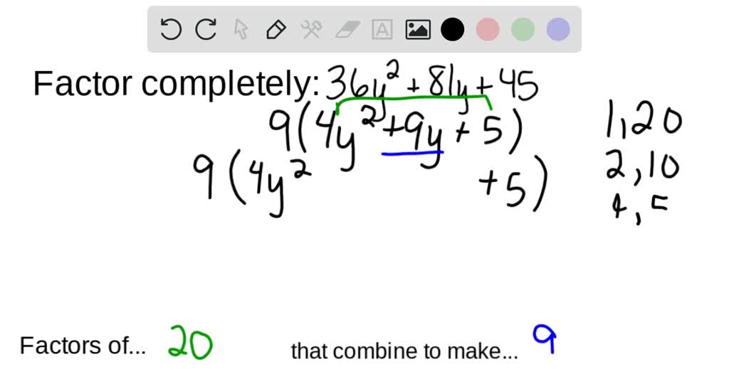 SOLVED:Factor each trinomial completely. See Examples 1–7. ( Hint: In ...