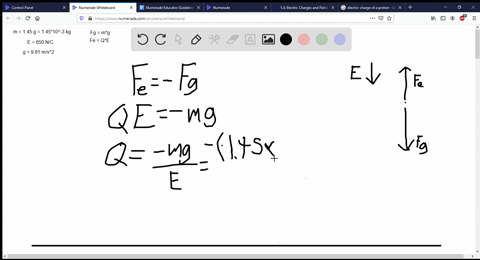 a-what-must-the-charge-sign-and-magnitude-of-a-145-g-particle-be-for-it-to-remain-stationary-when--2