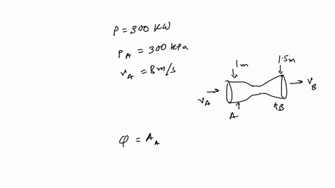 the-turbine-c-removes-300-mathrmkw-of-power-from-the-water-that-passes-through-it-if-the-pressure-at