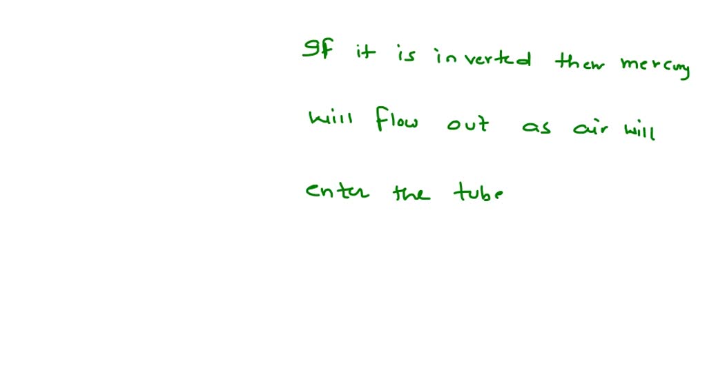 SOLVEDSuppose you make a mercury barometer using a glass tube about 50 cm in length, closed at