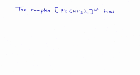 the-complex-leftmathrmptleftmathrmnh_3right_4right2-has-structure-a-square-planar-square-b-tetrahedr