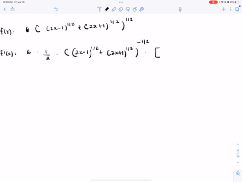 find-fprimex-for-the-given-function-f-fx6-sqrtsqrt2-x-1sqrt2-x1