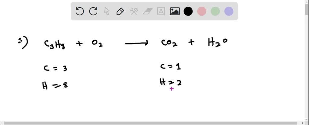 Solved:propane, Commonly Known As Lp Gas, Burns In Air To Yield Co2 And 