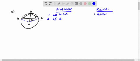 given-odot-mathrmo-angle-mathrmb-cong-angle-mathrmc-prove-overlinemathrmao-bisects-overlinemathrmbc-