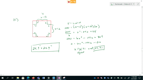 a-box-with-a-square-base-and-no-top-is-to-be-made-from-a-square-piece-of-cardboard-by-cutting-6-in-2