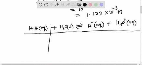 a-0185-mathrmm-solution-of-a-weak-acid-ha-has-a-ph-of-295-calculate-the-acid-ionization-constant-lef