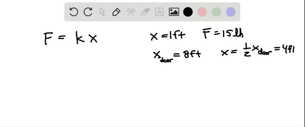 Solved Hooke S Law In Exercises Use Hooke S Law For Springs