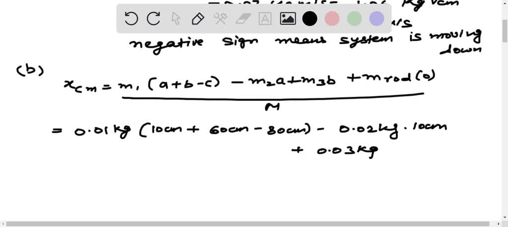 SOLVED: 42 . Figure 10-28 is an overhead view of a rod of length 1.0 m ...