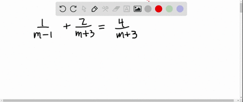 solve-each-equation-frac1m-1frac2m3frac4m3
