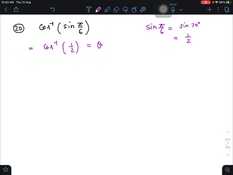 evaluate-the-following-expressions-cos-1leftsin-leftfracpi6rightright-2