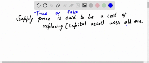 the-supply-price-of-a-capital-asset-is-the-cost-of-replacing-the-capital-asset-which-is-under-consid
