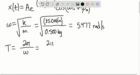 a-spring-with-spring-constant-150-mathrmn-mathrmm-hangs-from-the-ceiling-a-500-mathrmg-ball-is-attac