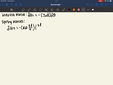 using-the-principle-of-virtual-work-derive-the-equation-of-motion-for-each-of-the-systems-shown-in-3