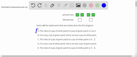 here-is-a-diagram-that-describes-the-cups-of-green-and-white-paint-in-a-mixture-green-paint-cups-whi