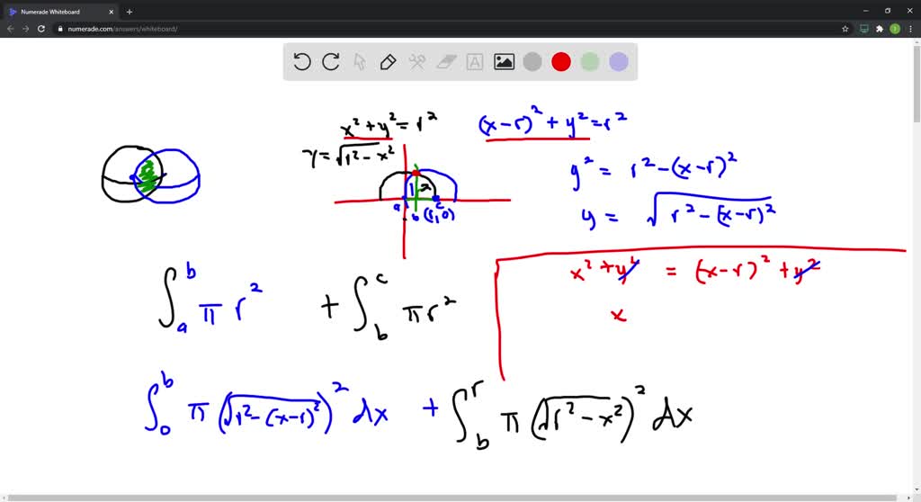 find the volume of a sphere with radius r