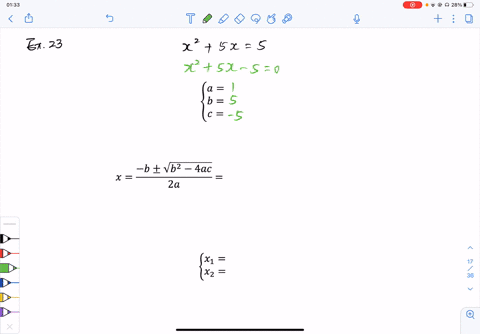 in-each-of-the-following-solve-the-given-quadratic-equation-exactly-using-the-quadratic-formula-wr-8