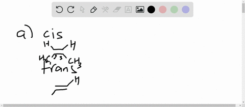 draw-the-cis-and-trans-isomers-for-each-of-the-following-116-a-2-butene-b-2-hexene
