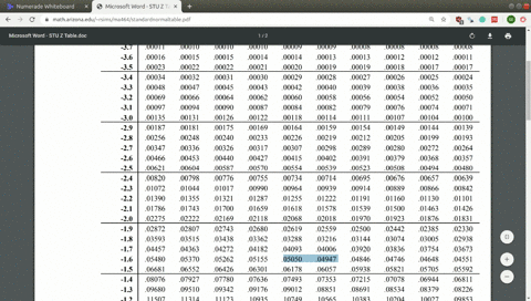 find-two-standard-z-scores-such-that-a-the-middle-90-of-a-normal-distribution-is-bounded-by-them-b-t