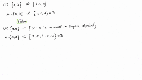examine-whether-the-following-statements-are-true-or-false-i-a-b-subsetb-c-a-ii-a-e-subsetx-x-is-a-v