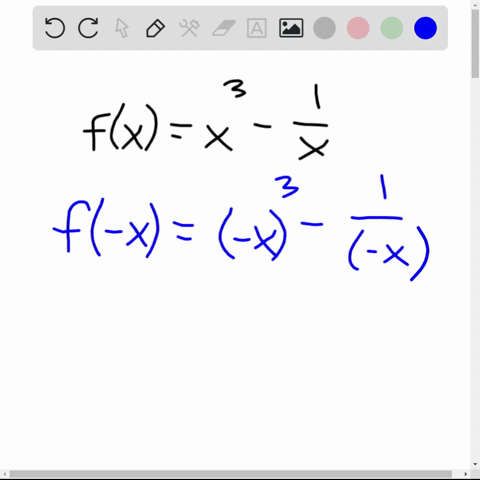 determine-whether-f-is-even-odd-or-neither-even-nor-odd-fxx3-frac1x