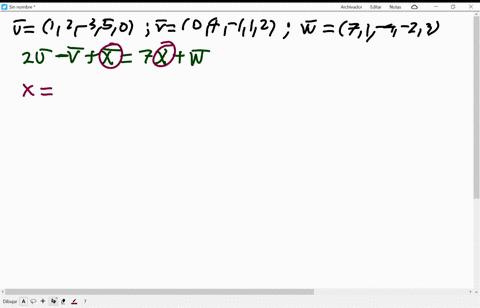 let-mathbfu-mathbfv-and-mathbfw-be-the-vectors-in-exercise-12-find-the-components-of-the-vector-x-th