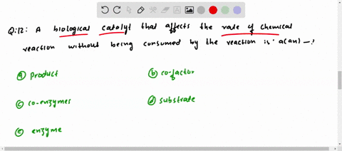 a-biological-catalyst-that-affects-the-rate-of-a-chemical-reaction-without-being-consumed-by-the-rea