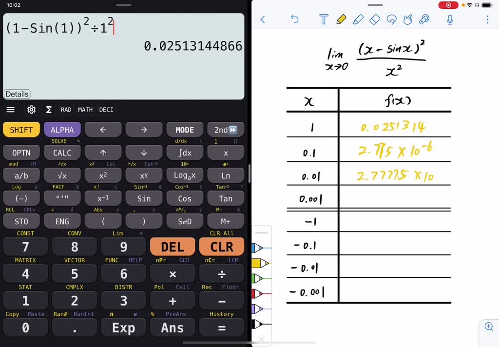 SOLVEDUse a calculator to find the indicated limit. Use a graphing