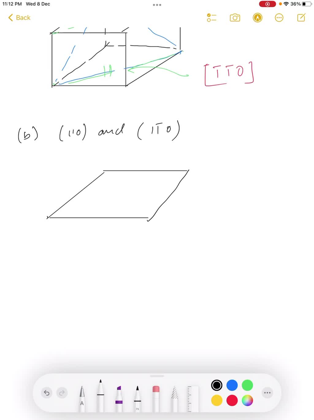 Cite The Indices Of The Direction That Results From The Intersection Of ...