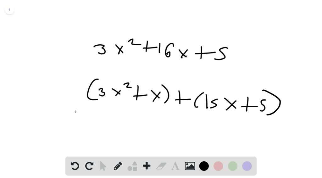 Completely factor the expression. 3 x^{3}+x^{2}+1…