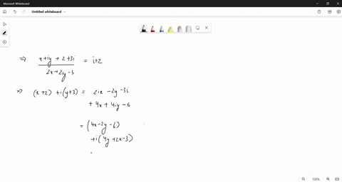 solve-for-all-possible-values-of-the-real-numbers-x-and-y-in-the-following-equations-fracxi-y23-i2-x