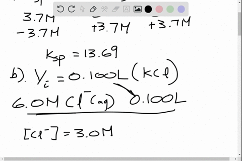 the-solubility-of-mathrmkcl-is-37-mathrmm-at-20circ-mathrmc-two-beakers-each-contain-100-mathrmml-of