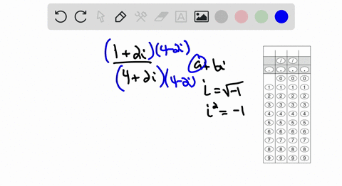 if-the-expression-frac12-i42-i-is-rewritten-as-a-complex-number-in-the-form-of-a-b-i-what-is-the-val