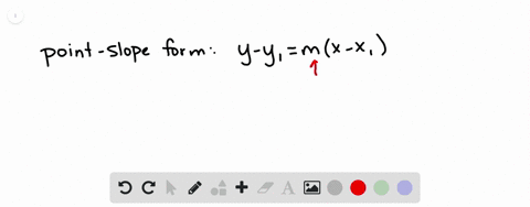 which-equation-is-in-point-slope-form-a-y5-x-9-b-y43-2-x2-c-x8y-1-d-y43leftx-frac32right