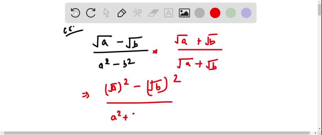 solved-rationalize-the-numerator-a-b-a-2-b-2