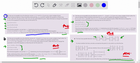 in-each-of-the-following-find-the-point-of-intersection-of-the-two-given-lines-and-if-they-do-not--2